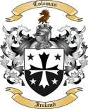Coleman Family Crest from Ireland