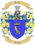 Colli Family Crest from Italy