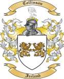 Collinson Family Crest from Ireland