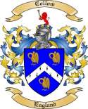 Collom Family Crest from England