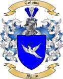 Coloma Family Crest from Spain