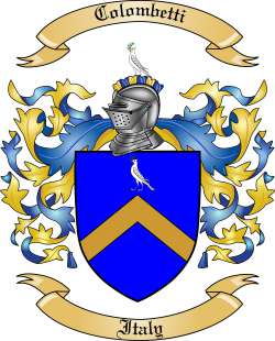 Colombetti Family Crest from Italy2