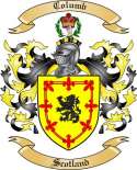 Columb Family Crest from Scotland