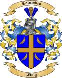 Columbro Family Crest from Italy