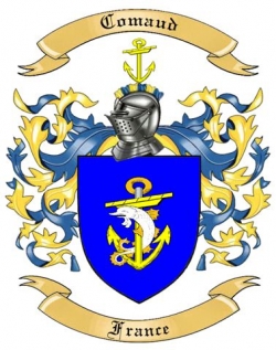 Comaud Family Crest from France
