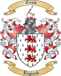 Comb Family Crest from England