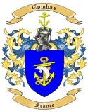 Combaz Family Crest from France