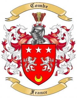 Combe Family Crest from France