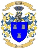 Combe Family Crest from France2