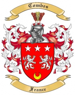 Combes Family Crest from France