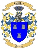 Combes Family Crest from France2