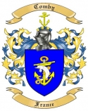 Comby Family Crest from France3