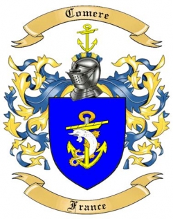 Comere Family Crest from France