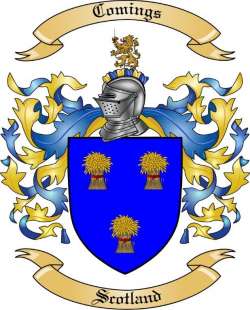 Comings Family Crest from Scotland