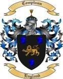 Comptaun Family Crest from England