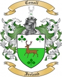 Conall Family Crest from Ireland