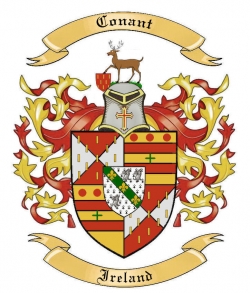 Conant Family Crest from Ireland