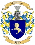 Concecion Family Crest from Spain