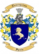 Concepcion Family Crest from Spain