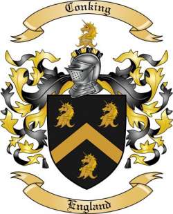 Conking Family Crest from England