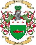 Conklin Family Crest from Ireland