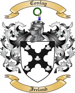 Conlay Family Crest from Ireland