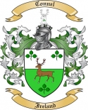 Connel Family Crest from Ireland
