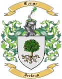 Conor Family Crest from Ireland1