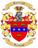 Conraad Family Crest from Germany