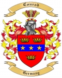 Conrad Family Crest from Germany