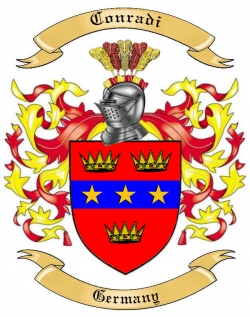 Conradi Family Crest from Germany