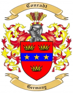 Conradt Family Crest from Germany