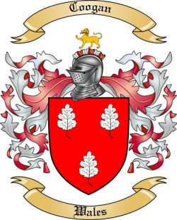 Coogan Family Crest from Wales