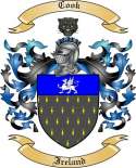 Cook Family Crest from Ireland