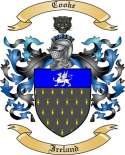 Cooke Family Crest from Ireland
