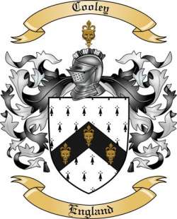 Cooley Family Crest from England