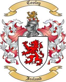 Cooley Family Crest from Ireland