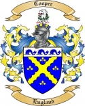 Cooper Family Crest from England