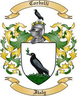 Corbelli Family Crest from Italy
