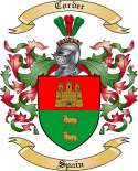 Corder Family Crest from Spain