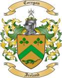Coregan Family Crest from Ireland