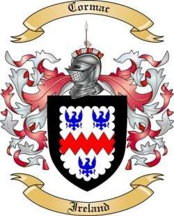 Cormac Family Crest from Ireland