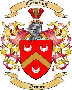Cormillot Family Crest from France
