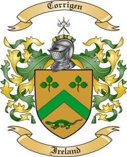 Corrigen Family Crest from Ireland