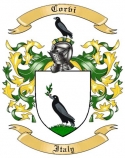 Corvi Family Crest from Italy