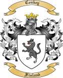 Coskey Family Crest from Finland