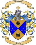Cosma Family Crest from Italy