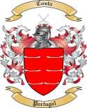 Costa Family Crest from Portugal