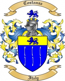 Costanza Family Crest from Italy2