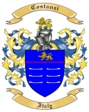 Costanzi Family Crest from Italy